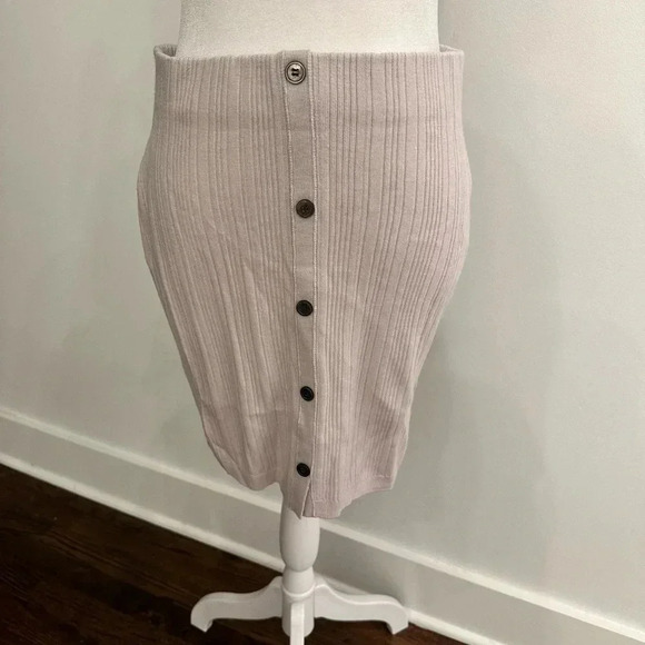 ATM Merino Wool Button Mini Skirt size medium NWT - Picture 4 of 8